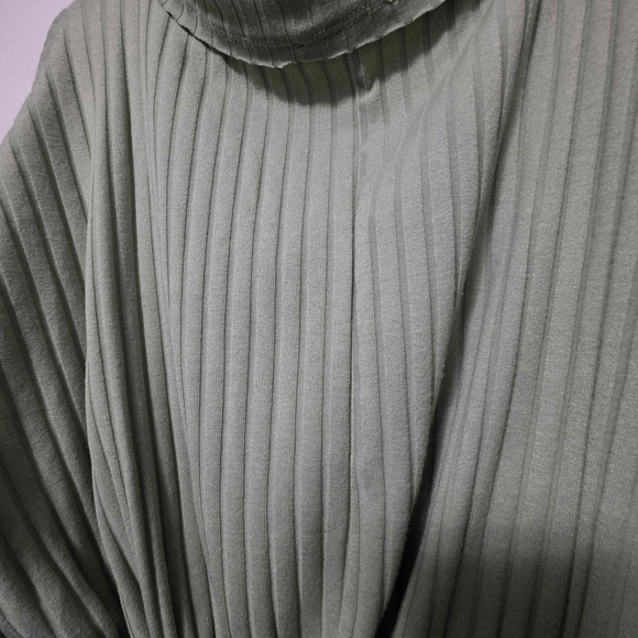 Altar'd State Green Ribbed Women's Crop Top Size XS - Picture 4 of 8